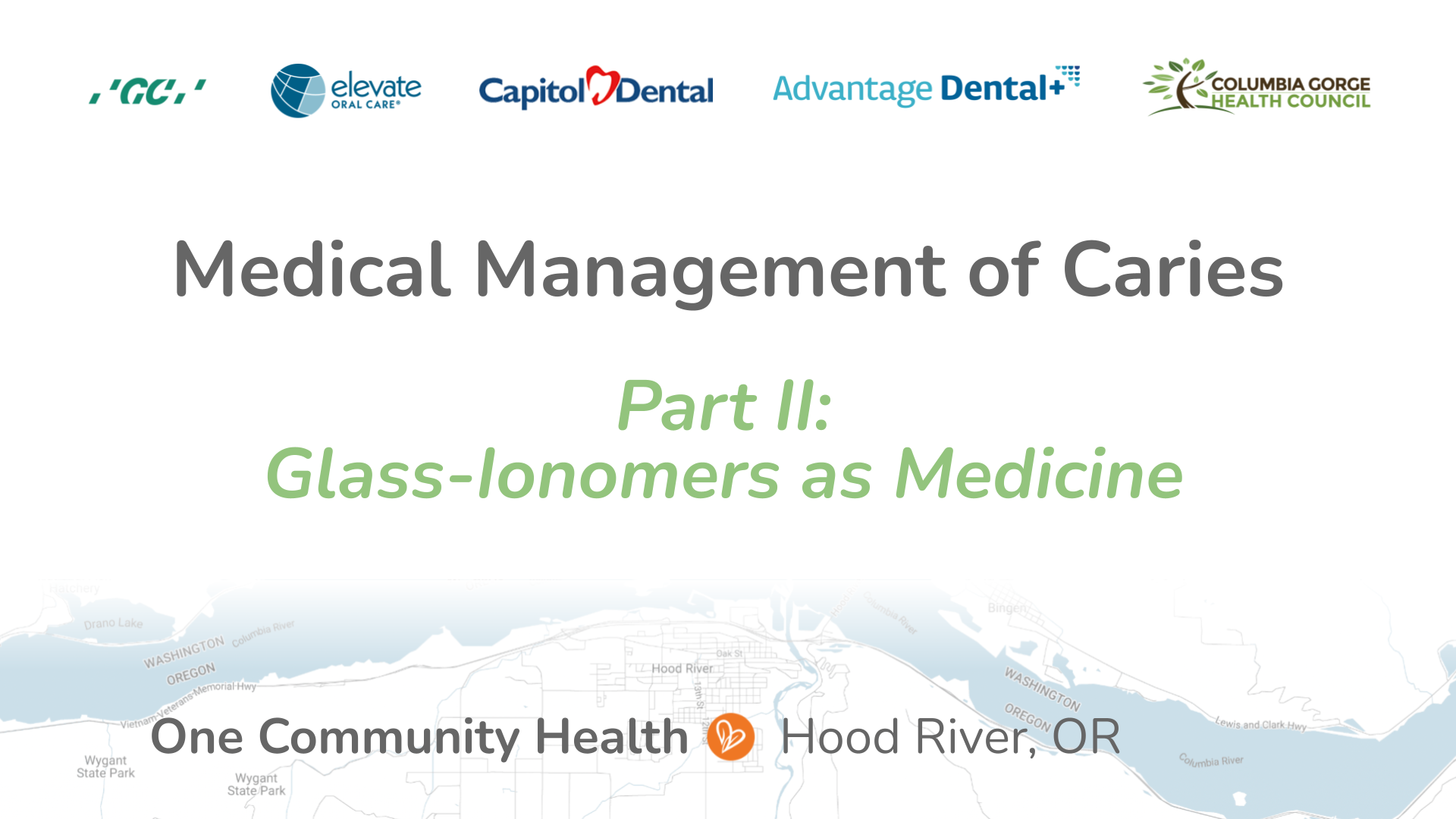 Glass-Ionomers as Medicine